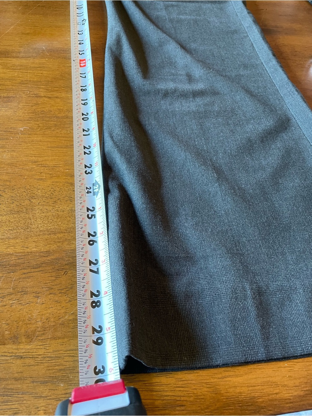 GAP Wide-Leg Maternity Pants — Charcoal/Dark Grey - Picture 7 of 9